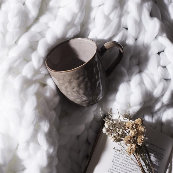 Kubek NOYER 330 ml Brązowy