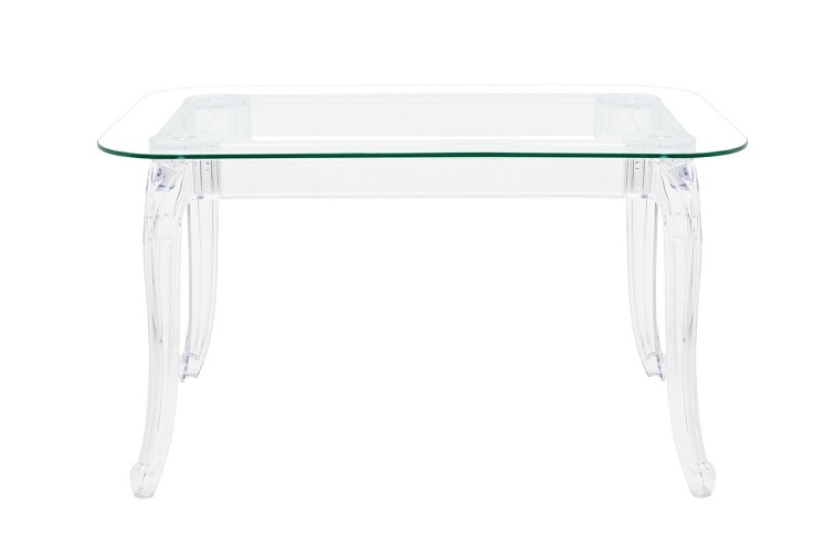 Stół KING 80x120 Transparentny/Poliwęglan