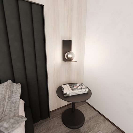 Kinkiet FORM 6 Czarny