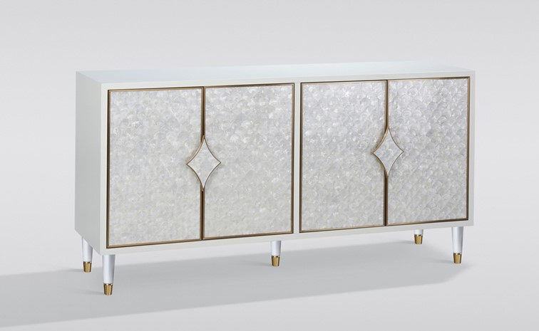 Komoda STILIG ST200 Biały/Złoty