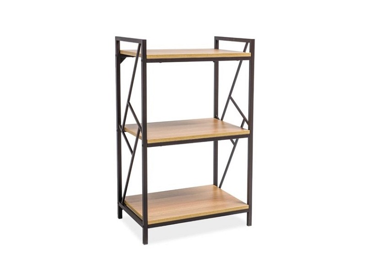 Regał TABLO R3 Dąb/Ciemny Brąz