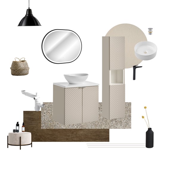 Zestaw Meblowy DANCE 60cm Kaszmirowy Mat