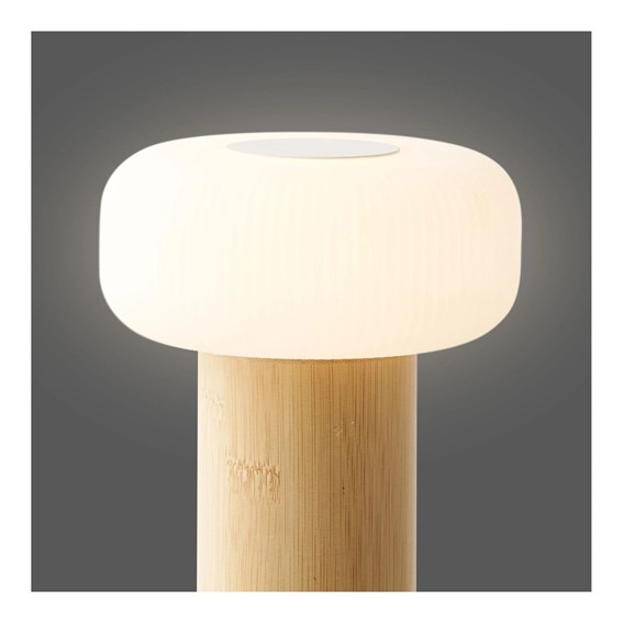 Lampka Nocna STRAFFORD Naturalny/Biały