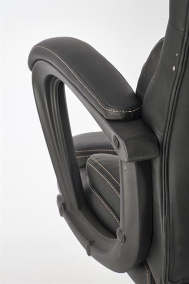 Fotel Gabinetowy GANDALF Czarny/Popiel