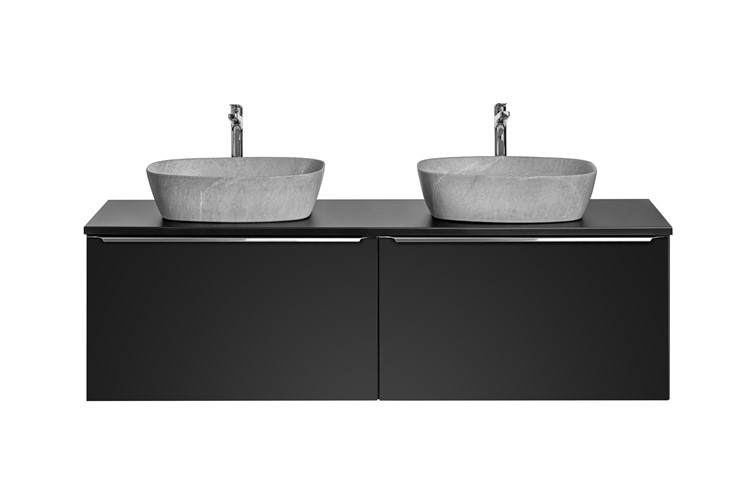 Zestaw Mebli Łazienkowych SFBL B UN.ANNA MH1 180cm Czarny