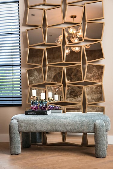 Pufa HOLLY LONG Niebieski