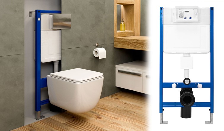 Stelaż Podtynkowy WC Biały