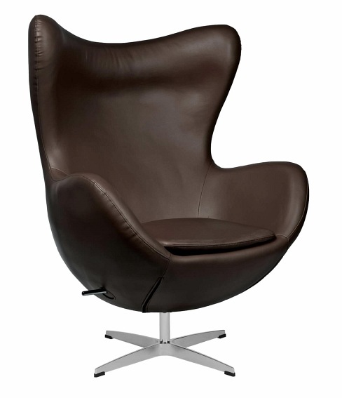 Fotel Jajo 66x78x106 C. Brązowy Skóra Premium 43