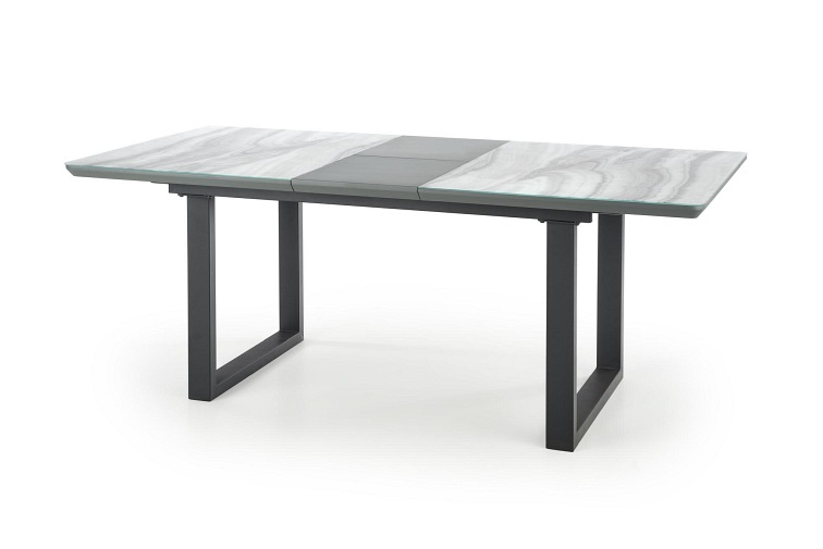 Stół Rozkładany Marley 90x160 Biały/Czarny