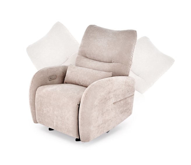 Fotel Wypoczynkowy SAXON Beżowy