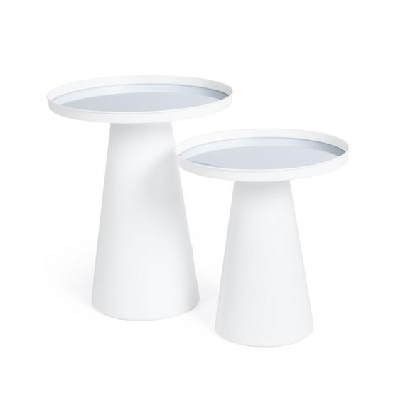Zestaw Stolików Kawowych REFLEX Biały
