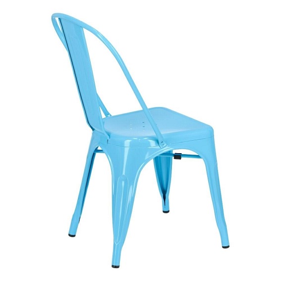 Krzesło PARIS Inspirowany Tolix Niebieski