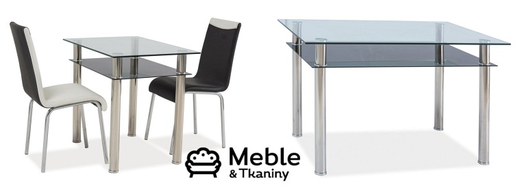 Stół MADRAS 90x60 Szklany