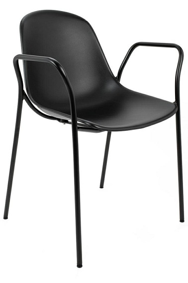 Krzesło Resol Arm 57x61x82 Czarny