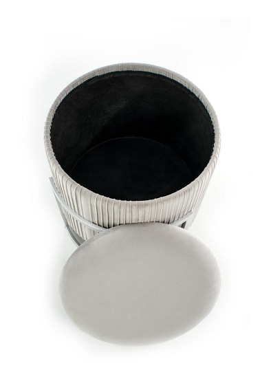 Pufa CRICKET Jasny Popiel