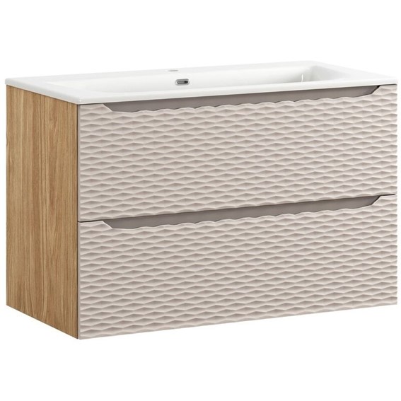 Zestaw Meblowy SKY 90cm Beż/Dąb Olejowany