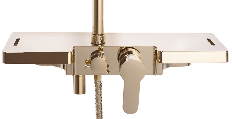 Zestaw Natryskowy BRAVO Złoty