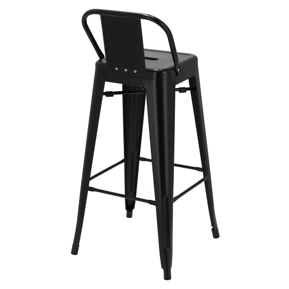 Hoker PARIS BACK Short 75cm black insp. Tolix