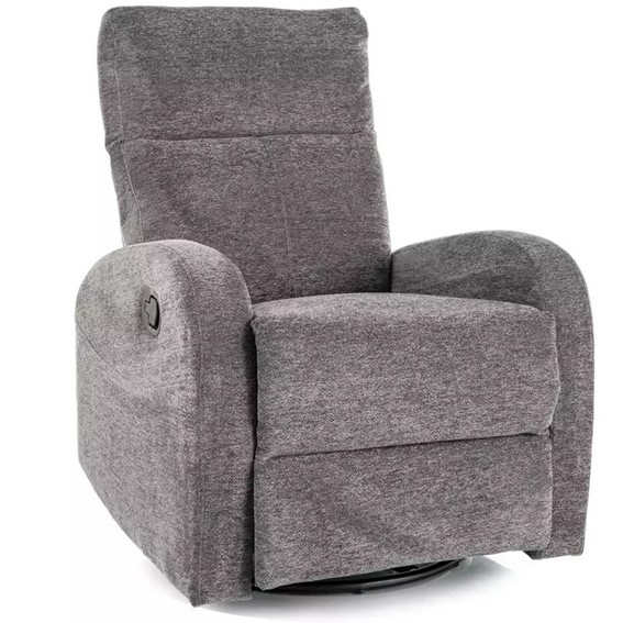 Fotel Rozkładany OLIMP Raven Szary/Czarny