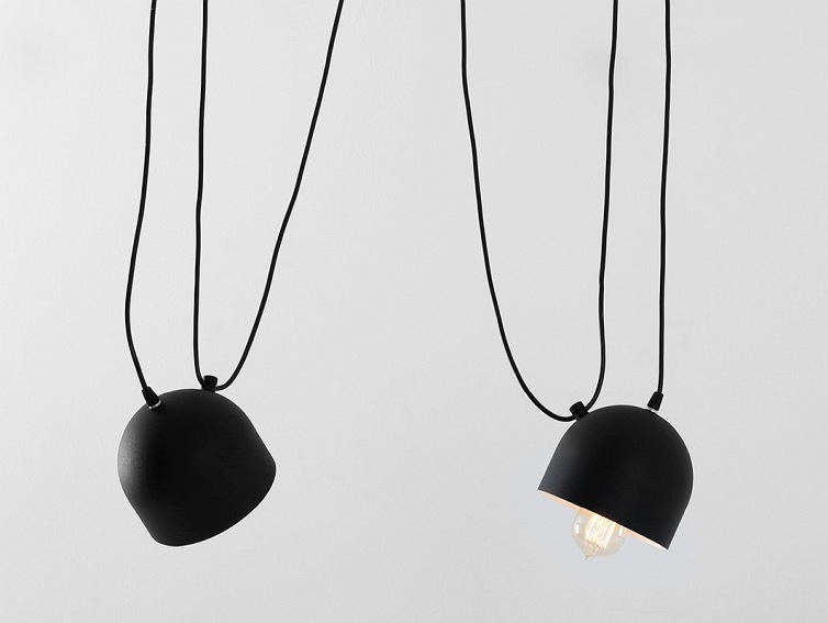 Lampa wisząca POPO 2 – czarny