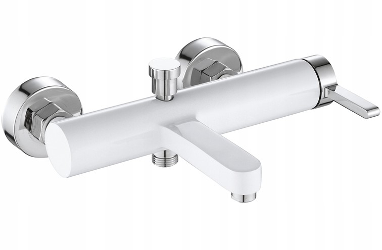 Bateria Wannowa POLO Biały/Chrom