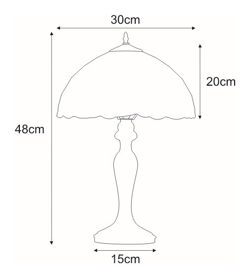 Lampa Stołowa FRUIT K-G12550 Wielokolorowy