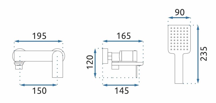 Bateria Wannowa STORM Chrom