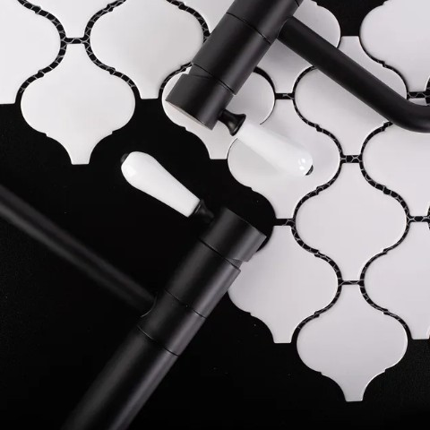 Bateria Umywalkowa Wysoka SERRA Czarny