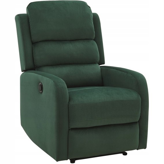 Fotel Rozkładany PEGAZ Velvet Zielony Bluvel 78