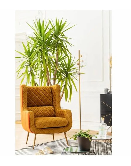 Fotel NONNA Brązowy