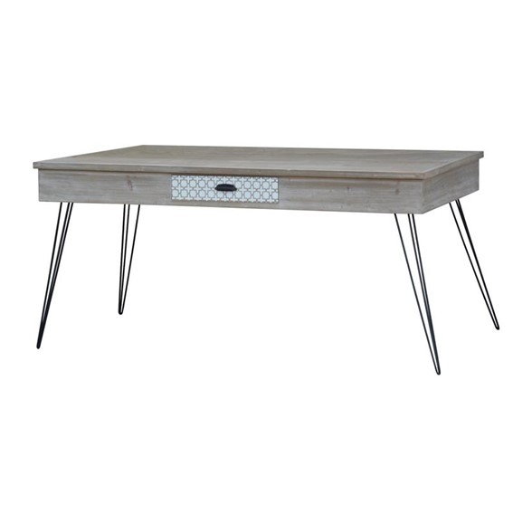 Stół LOANO LO029 163x83cm Beżowy