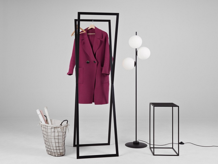 Wieszak Rosett 175 Czarny