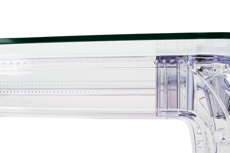 Stół KING 80x120 Transparentny/Poliwęglan