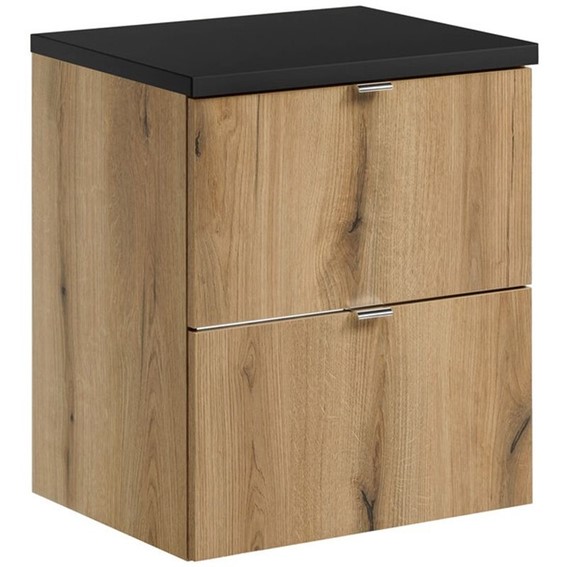 Zestaw Meblowy NOVA 50cm Dąb Coast Evoke/Czarny Mat