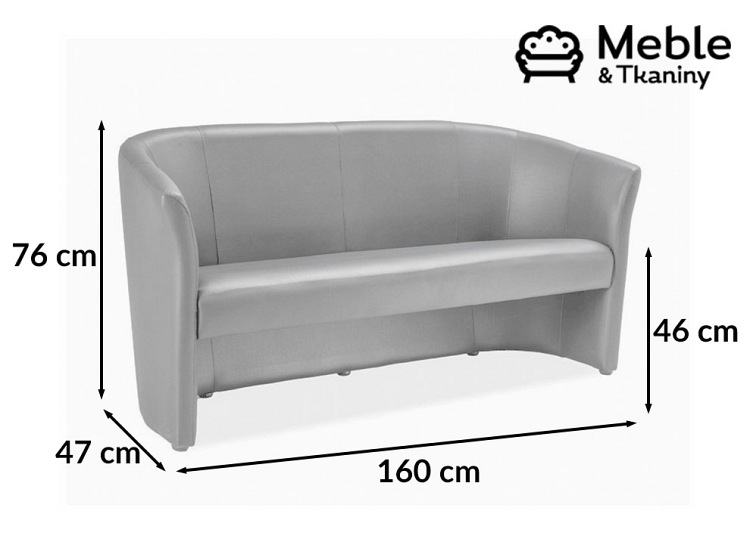 Sofa TM-3 Szary