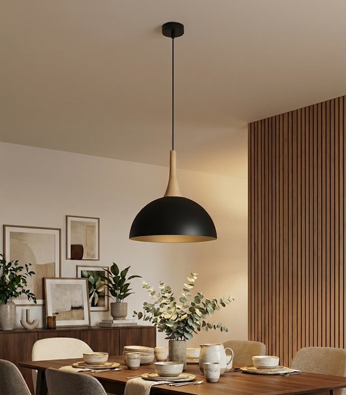 Lampa Wisząca NAUTICA 1S Czarny