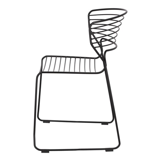 Krzesło HILLY Czarny