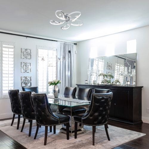 Lampa Sufitowa NATALIE 5 Chromowany