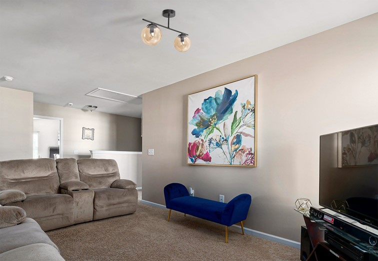 Lampa Sufitowa DELTA K-5163 Czarny/Bursztynowy