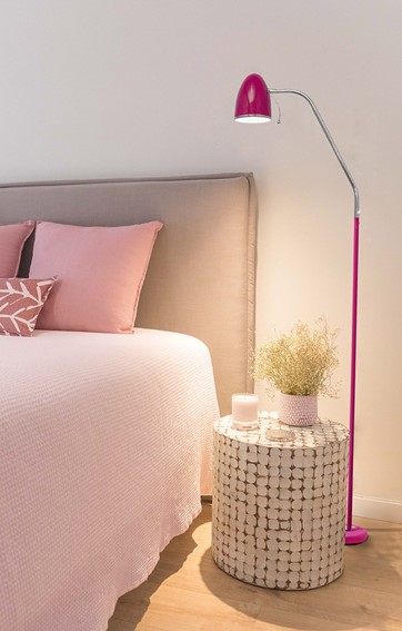 Lampa Podłogowa KAJTEK I K-MT-201 Różowy