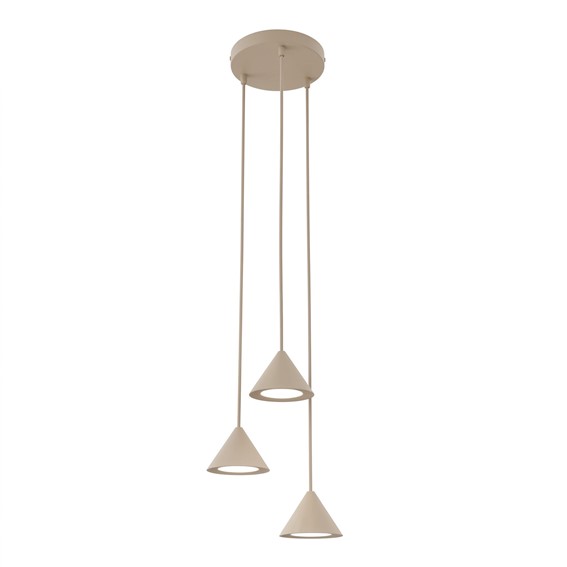 Lampa Wisząca ELIT 3 PREMIUM Beżowy