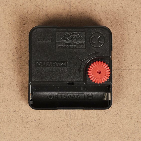 Stolik Kawowy TELIS Czarny z Zegarem