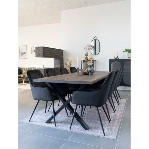 Lustro TRAPANI 35x60cm Czarny