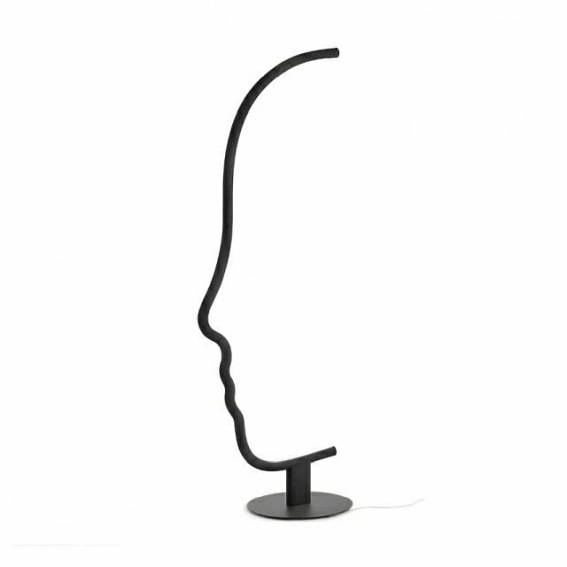 Lampa Stołowa Face Table 16x57 Czarny