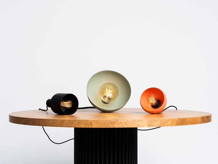 Lampa Wisząca STRALE 3 Czarny/Zielony/Pomarańczowy