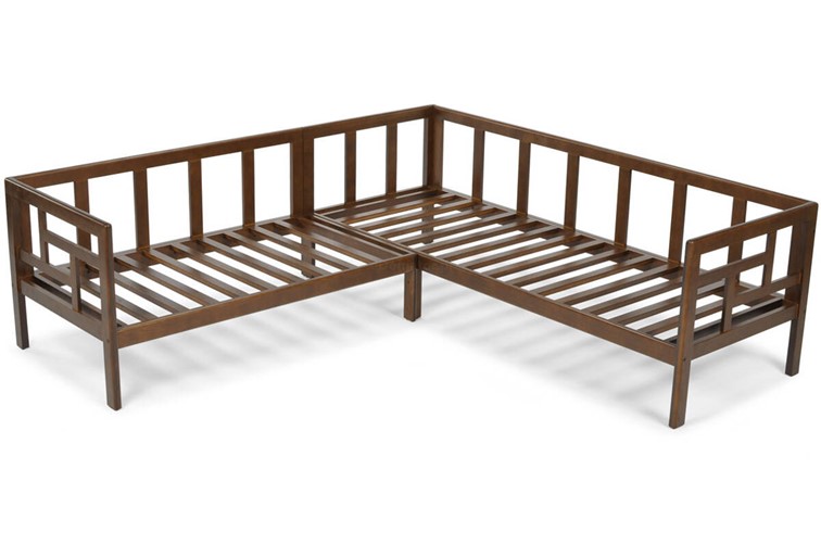 Narożnik Ogrodowy EDEN 6 Osobowy Brązowy/Grafitowy