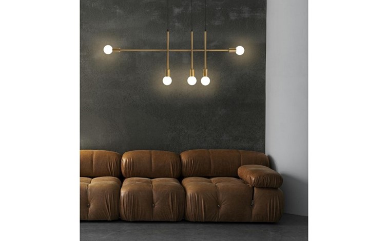 Lampa Wisząca RIVA 5 Złoty