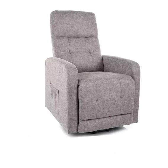 Fotel Rozkładany OTUS II Brego Szary/Czarny