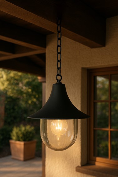 Lampa Wisząca Zewnętrzna BOSTON K-8131 Czarny
