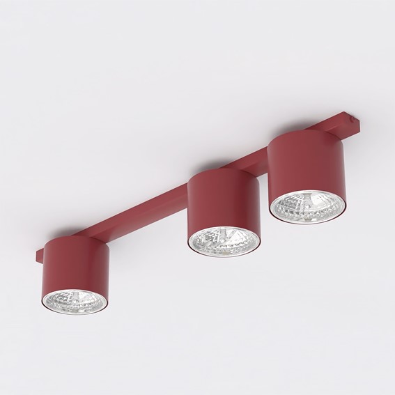 Lampa Sufitowa NANO 3 Burgundowy
